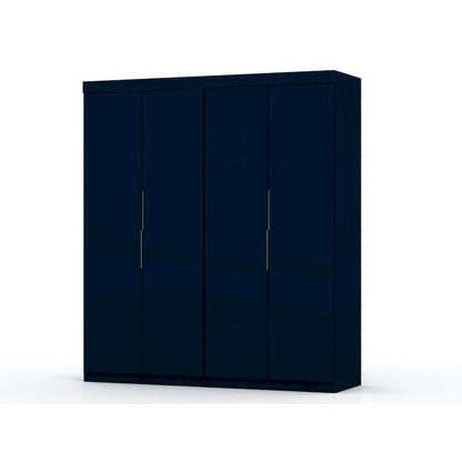 Mulberry 2 Sectional Modern Wardrobe Closet with 4 Drawers
