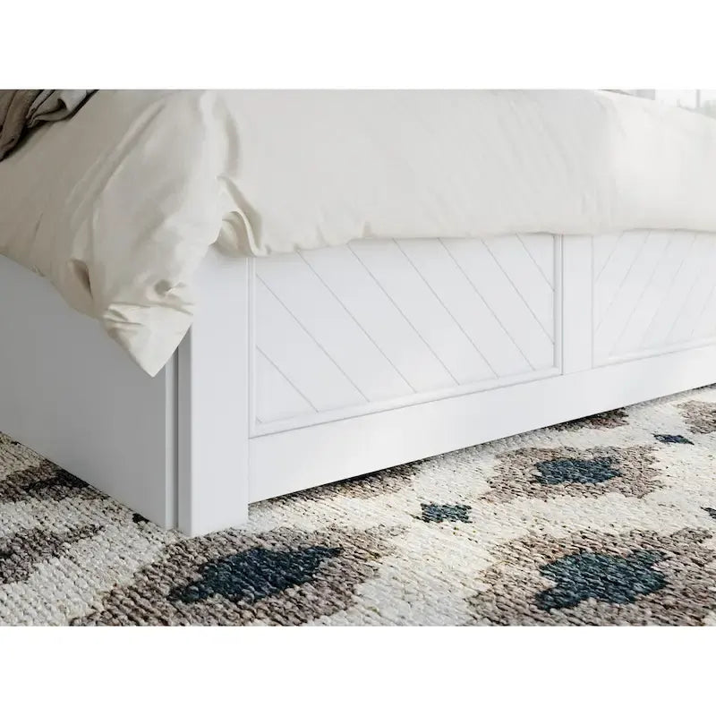 Canyon Full Platform Bed with Matching Footboard & Full Trundle