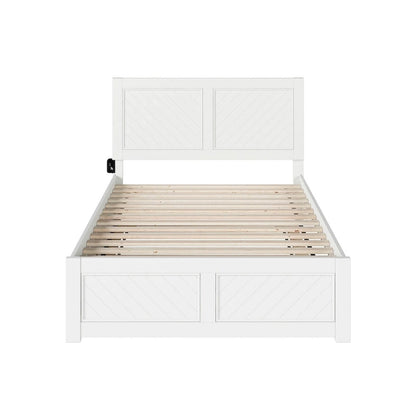 Canyon Full Platform Bed with Matching Footboard & Full Trundle