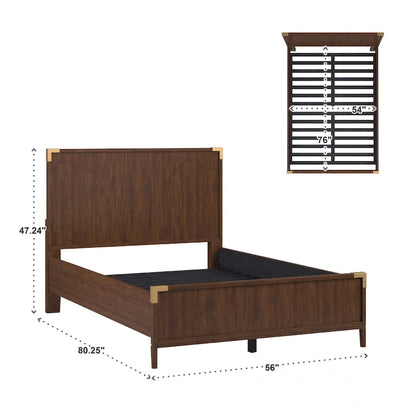 Khourush Low Profile Campaign Platform Bed by iNSPIRE Q Modern