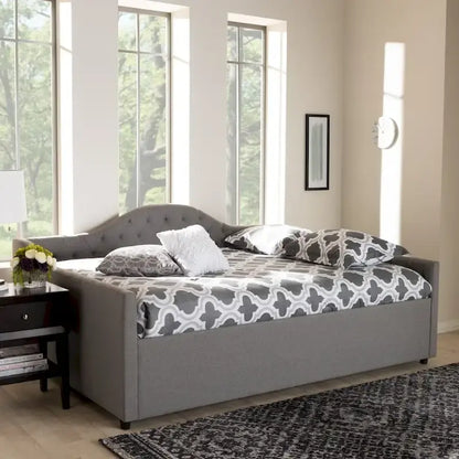 Contemporary Fabric Upholstered Daybed by Baxton Studio