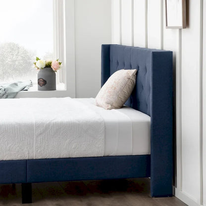 Brookside Isabelle Button Tufted Wingback Upholstered Bed