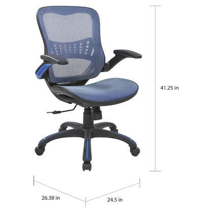 Porch & Den Plumlee Mesh Seat and Back Office Chair
