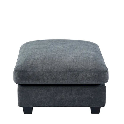 U_Style Modern Large L-Shape Feather Filled Sectional Sofa, Convertible Sofa Couch with Reversible Chaise for Living Room