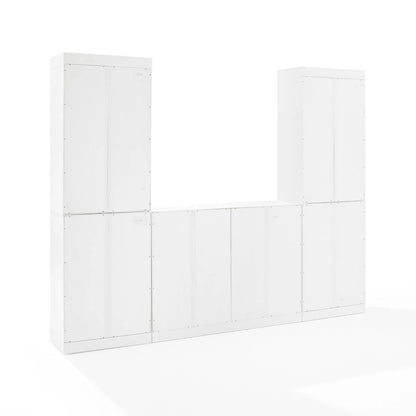 Crosley Stanton 3Pc Sideboard And Glass Door Pantry Set - 14.5x95x78