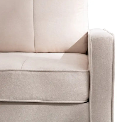 DIY Convertible Sectional Sofa Couch with Ottoman