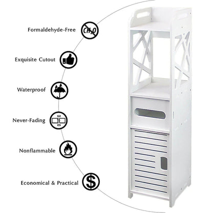 Waterproof Bathroom Storage Rack with Drawer