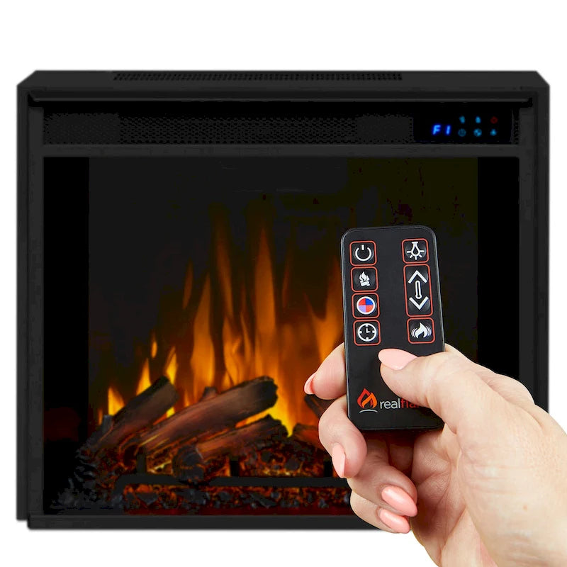Lynette 56 TV Stand Electric Fireplace White by Real Flame