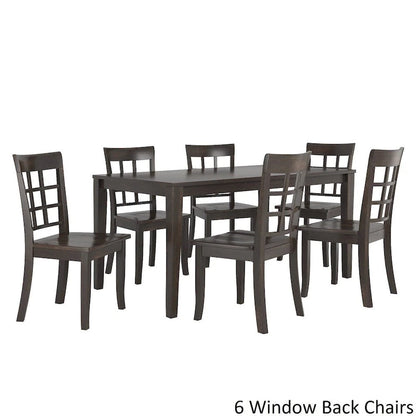 Wilmington II 60-Inch Rectangular Antique Black Dining Set by iNSPIRE Q Classic