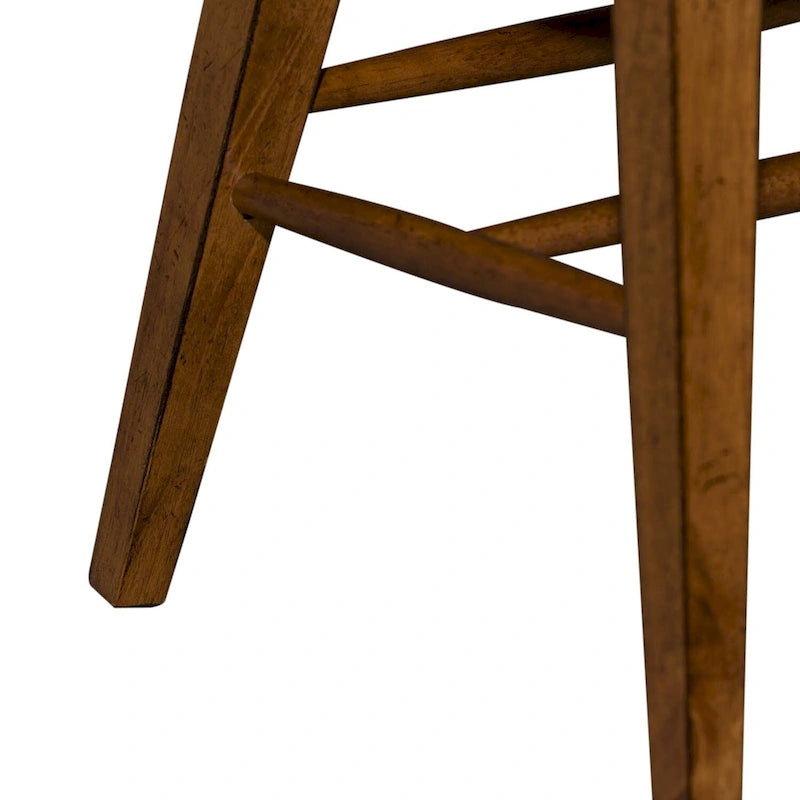 The Gray Barn Hearthstone Ridge Tobacco Windsor Back Arm Chair