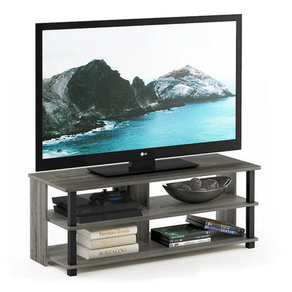 Porch & Den Shelby Wood 3-tier Modern TV Stand