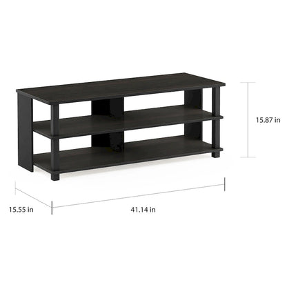 Porch & Den Shelby Wood 3-tier Modern TV Stand