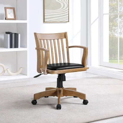 Copper Grove Wilbur Vintage Padded Wood Banker's Chair