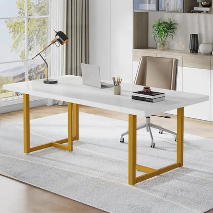 70.8 Executive Computer Desk for Home Office