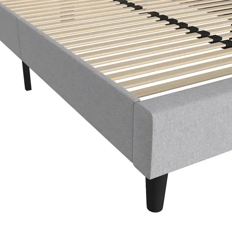 Platform Bed with Headboard - No Foundation Needed