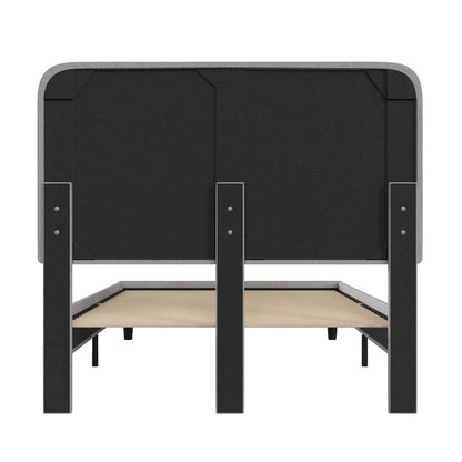 Platform Bed with Headboard - No Foundation Needed