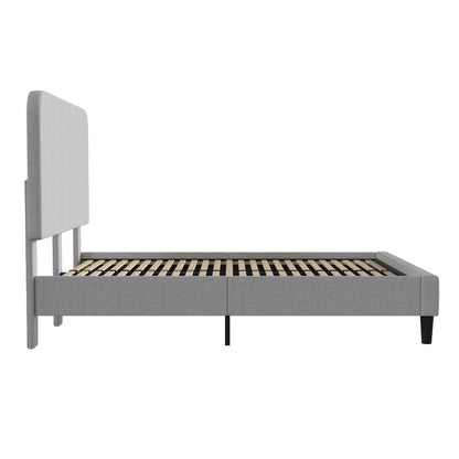 Platform Bed with Headboard - No Foundation Needed