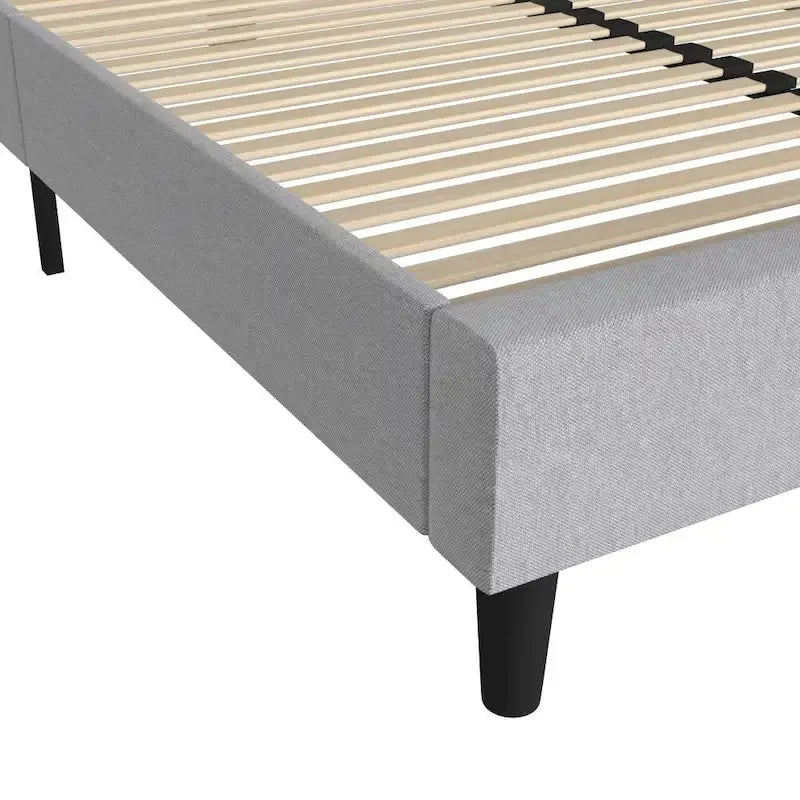 Platform Bed with Headboard - No Foundation Needed