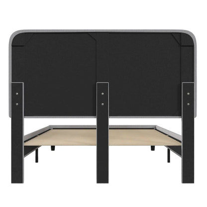 Platform Bed with Headboard - No Foundation Needed