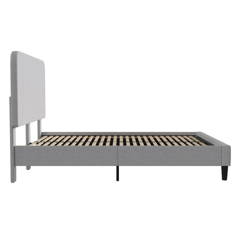 Platform Bed with Headboard - No Foundation Needed