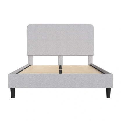 Platform Bed with Headboard - No Foundation Needed