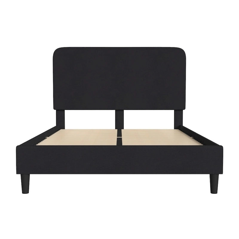 Platform Bed with Headboard - No Foundation Needed