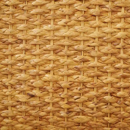 M4H Valencia Solid Wood Natural Water Hyacinth Indoor Bench