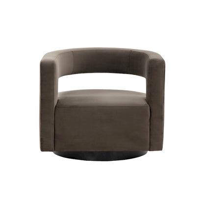 SAFAVIEH Couture Cela Swivel Chair (Fully Assembled) - 31.1 W x 28.4 L x 26.8 H - 31Wx28Dx27H