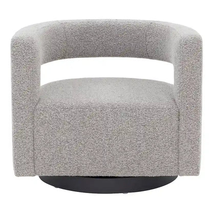 SAFAVIEH Couture Cela Swivel Chair (Fully Assembled) - 31.1 W x 28.4 L x 26.8 H - 31Wx28Dx27H