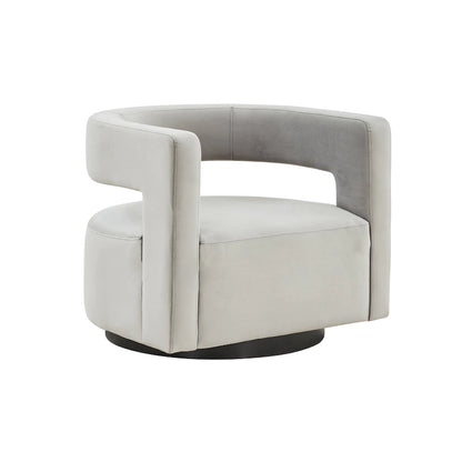 SAFAVIEH Couture Cela Swivel Chair (Fully Assembled) - 31.1 W x 28.4 L x 26.8 H - 31Wx28Dx27H
