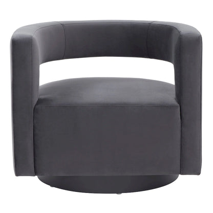 SAFAVIEH Couture Cela Swivel Chair (Fully Assembled) - 31.1 W x 28.4 L x 26.8 H - 31Wx28Dx27H
