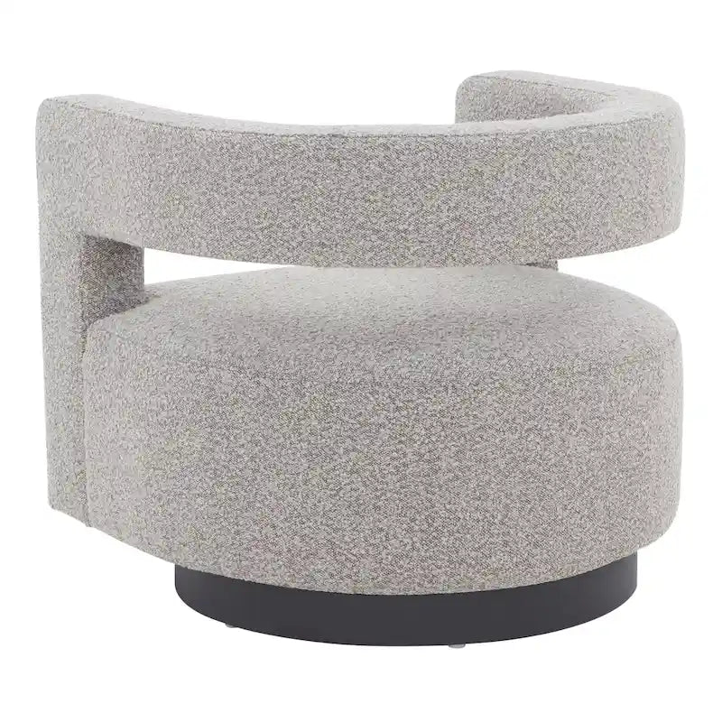 SAFAVIEH Couture Cela Swivel Chair (Fully Assembled) - 31.1 W x 28.4 L x 26.8 H - 31Wx28Dx27H