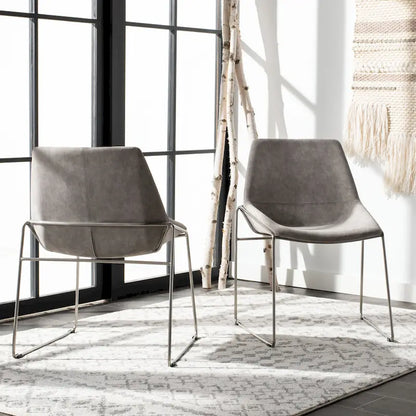 SAFAVIEH Oliva Mid Century Dining Chair (Set of 2) - 25 x 24 x 33.3 - 25 x 24 x 33.3 - 25Wx24Dx33H