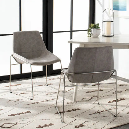SAFAVIEH Oliva Mid Century Dining Chair (Set of 2) - 25 x 24 x 33.3 - 25 x 24 x 33.3 - 25Wx24Dx33H