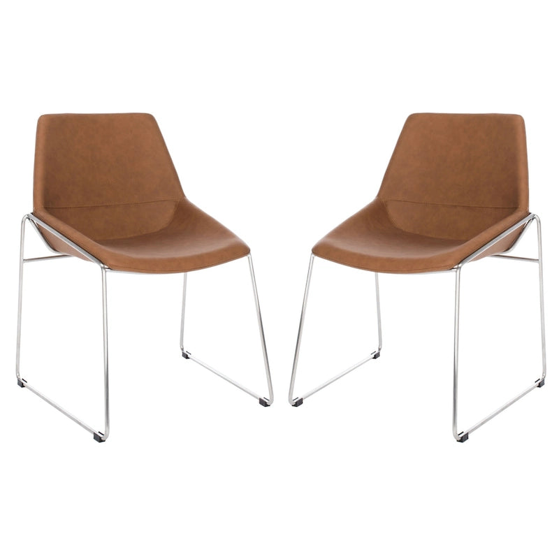 SAFAVIEH Oliva Mid Century Dining Chair (Set of 2) - 25 x 24 x 33.3 - 25 x 24 x 33.3 - 25Wx24Dx33H