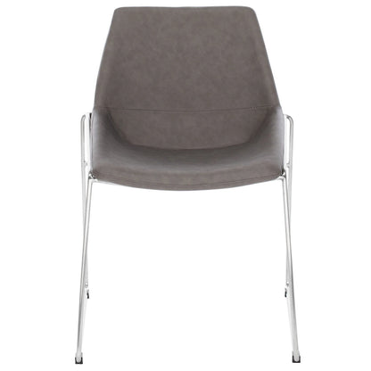 SAFAVIEH Oliva Mid Century Dining Chair (Set of 2) - 25 x 24 x 33.3 - 25 x 24 x 33.3 - 25Wx24Dx33H
