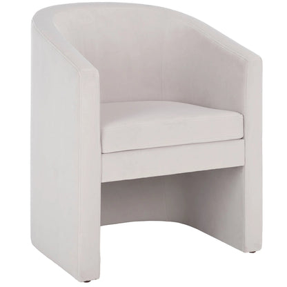 SAFAVIEH Theodosia Barrel Back Accent Chair (Fully Assembled) - W24 x D24 x H30 - 24Wx24Dx30H