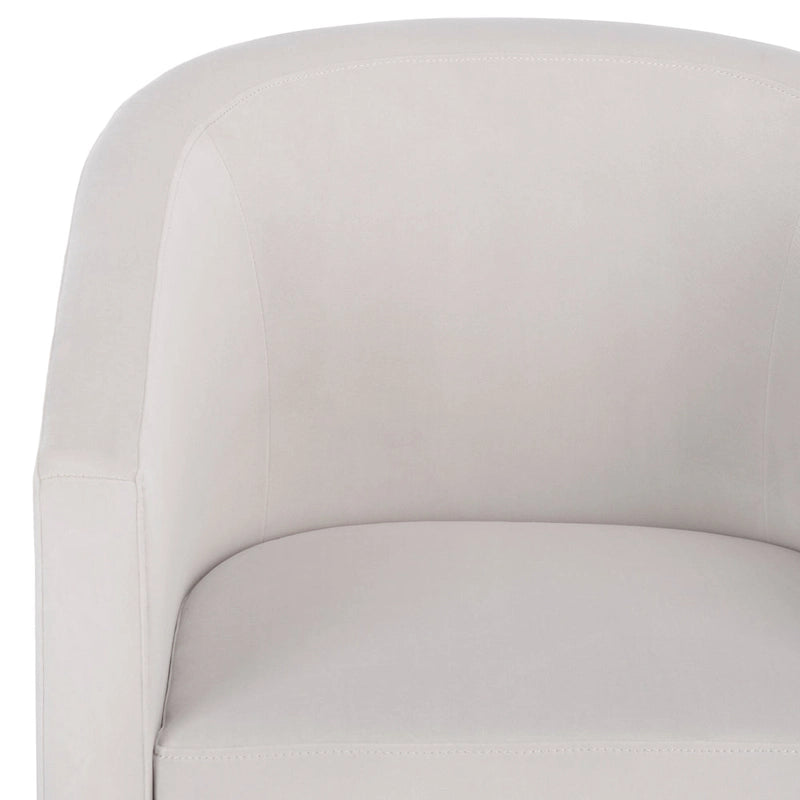 SAFAVIEH Theodosia Barrel Back Accent Chair (Fully Assembled) - W24 x D24 x H30 - 24Wx24Dx30H