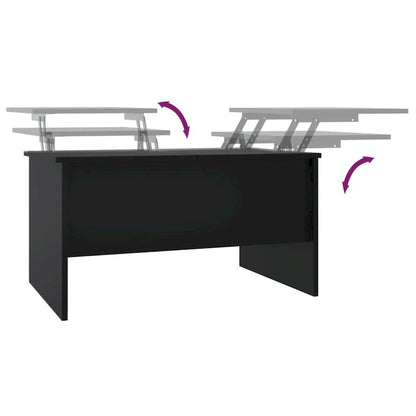vidaXL Coffee Table Lift Top End Table Accent Side Sofa Table Engineered Wood - 31.5 x 19.7 x 16.7