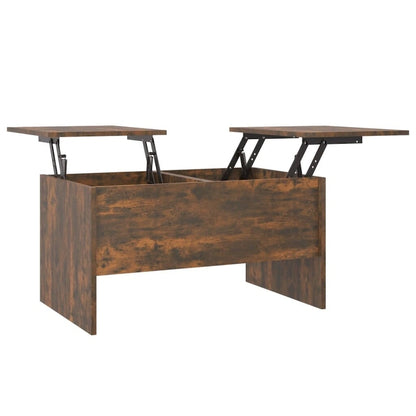 vidaXL Coffee Table Lift Top End Table Accent Side Sofa Table Engineered Wood - 31.5 x 19.7 x 16.7