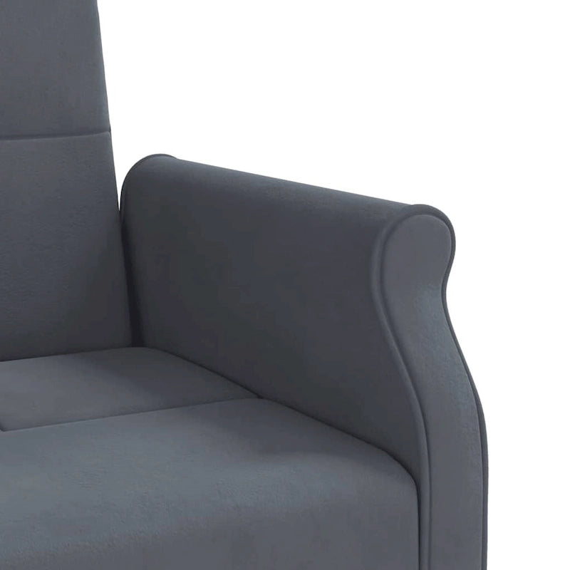 vidaXL Sofa Bed Loveseat Convertible Sofa Bed with Cushions for Studio Velvet - 85 x 35 x 27.6