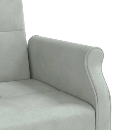 vidaXL Sofa Bed Loveseat Convertible Sofa Bed with Cushions for Studio Velvet - 85 x 35 x 27.6