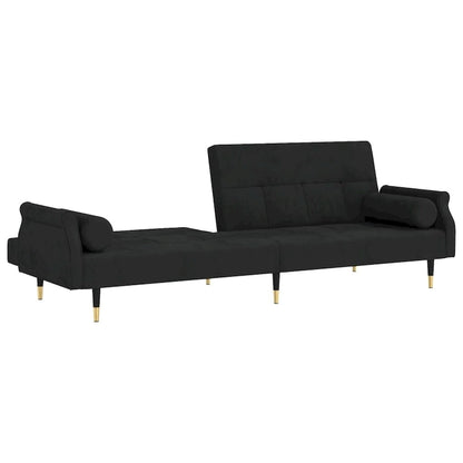 vidaXL Sofa Bed Loveseat Convertible Sofa Bed with Cushions for Studio Velvet - 85 x 35 x 27.6