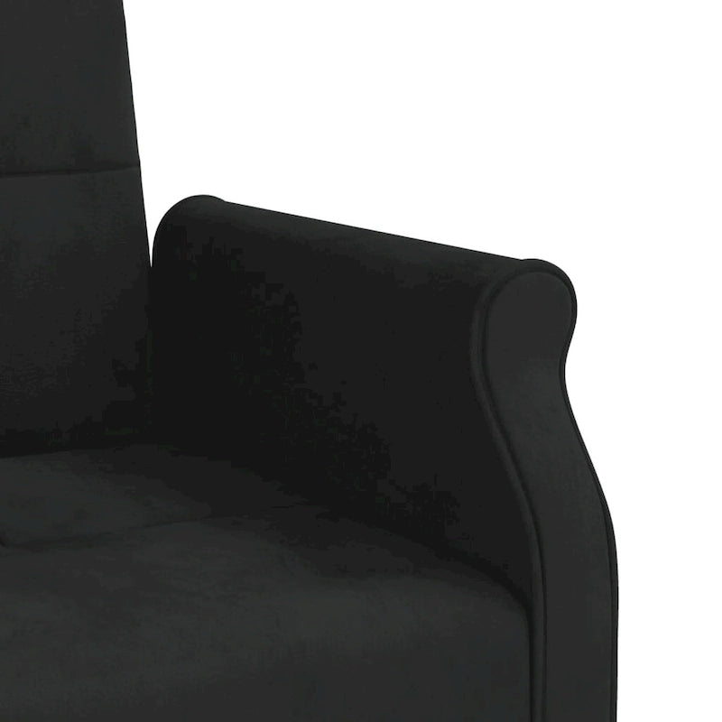 vidaXL Sofa Bed Loveseat Convertible Sofa Bed with Cushions for Studio Velvet - 85 x 35 x 27.6