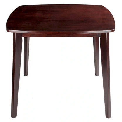 Pauline Dining Table, Walnut - 34.02 x 34.02 x 29.33 inches