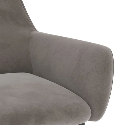 vidaXL Dining Chairs Upholstered Chair with Metal Legs for Living Room Velvet - 22 x 22 x 30.7