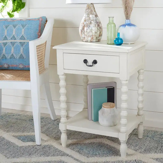 SAFAVIEH Christena Accent Table - 19 W x 15.8 L x 26 H - 19Wx16Dx26H