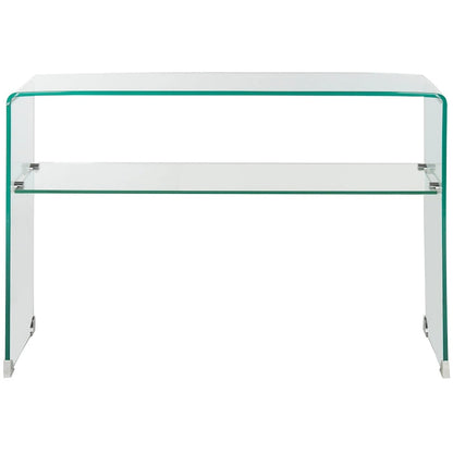 SAFAVIEH Hawa Clear Console Table - 43.3 x 13.8 x 29.5 - 43Wx14Dx30H