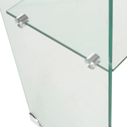 SAFAVIEH Hawa Clear Console Table - 43.3 x 13.8 x 29.5 - 43Wx14Dx30H
