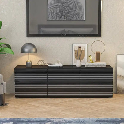63 Multipurpose 6-Drawer Dresser and Television Stand Enertainment